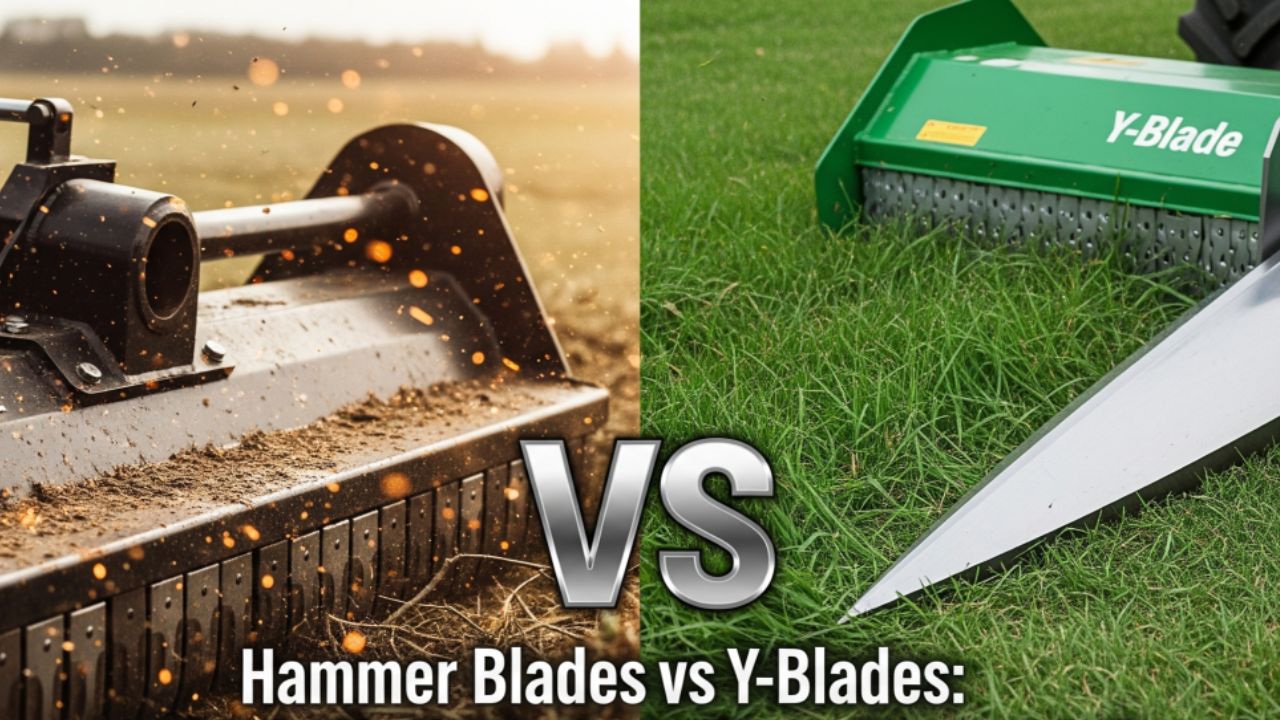 The Ultimate Comparison of Flail Mower Hammer Blades and Y Blades